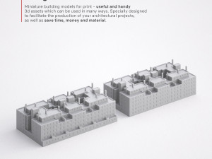 3d print miniature building rb-sp-md-015 3D-printmodel