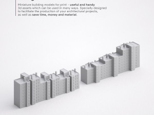 3d print miniature building rb-sp-md-016 3D Print Model