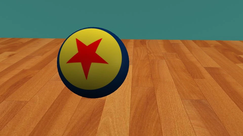 pixar ball 3D Model .c4d .max .obj .3ds .fbx .stl .blend 