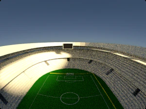 estádio de playground 3d Modelo 3D