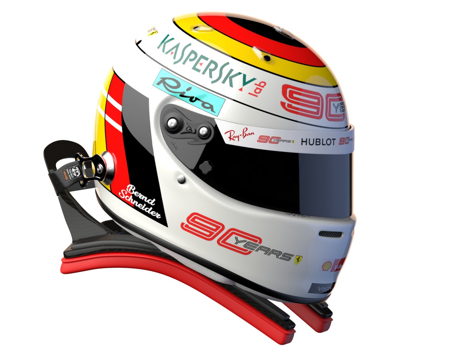 Racing helmet Arai GP7 with Hans system
