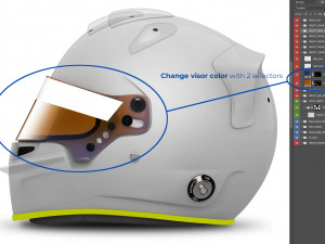 bell hp7 with backspoiler 2d template CG Textures