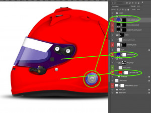 arai gp7 frp version 2d template CG 텍스쳐