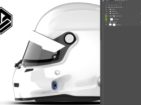 Stilo ST5 Zero rear spoiler V2 2D PSD template Tekstur CG