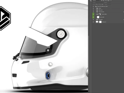 Stilo ST5 Zero rear spoiler V2 2D PSD template CG Textures