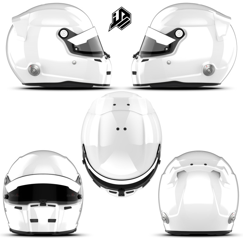 Stilo ST5 2D PSD template with rear spoiler V2 CG टेक्स्चर्स .c4d .max .obj .3ds .fbx .stl .blend 