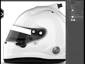 Arai GP7 Nascar Air System 2D PSD template CG टेक्स्चर्स