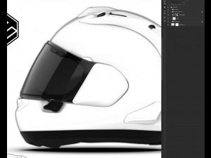 Arai RX-7V 2D PSD template CG Tekstury