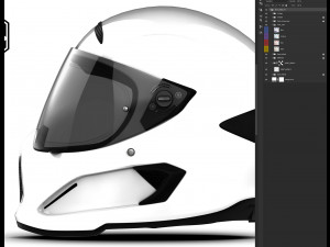 Ruroc Atlas V4 2D PSD template CG 纹理
