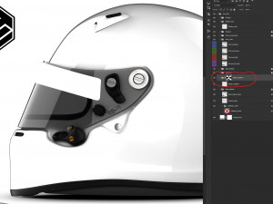 Arai SK6 2D PSD template Texturas CG