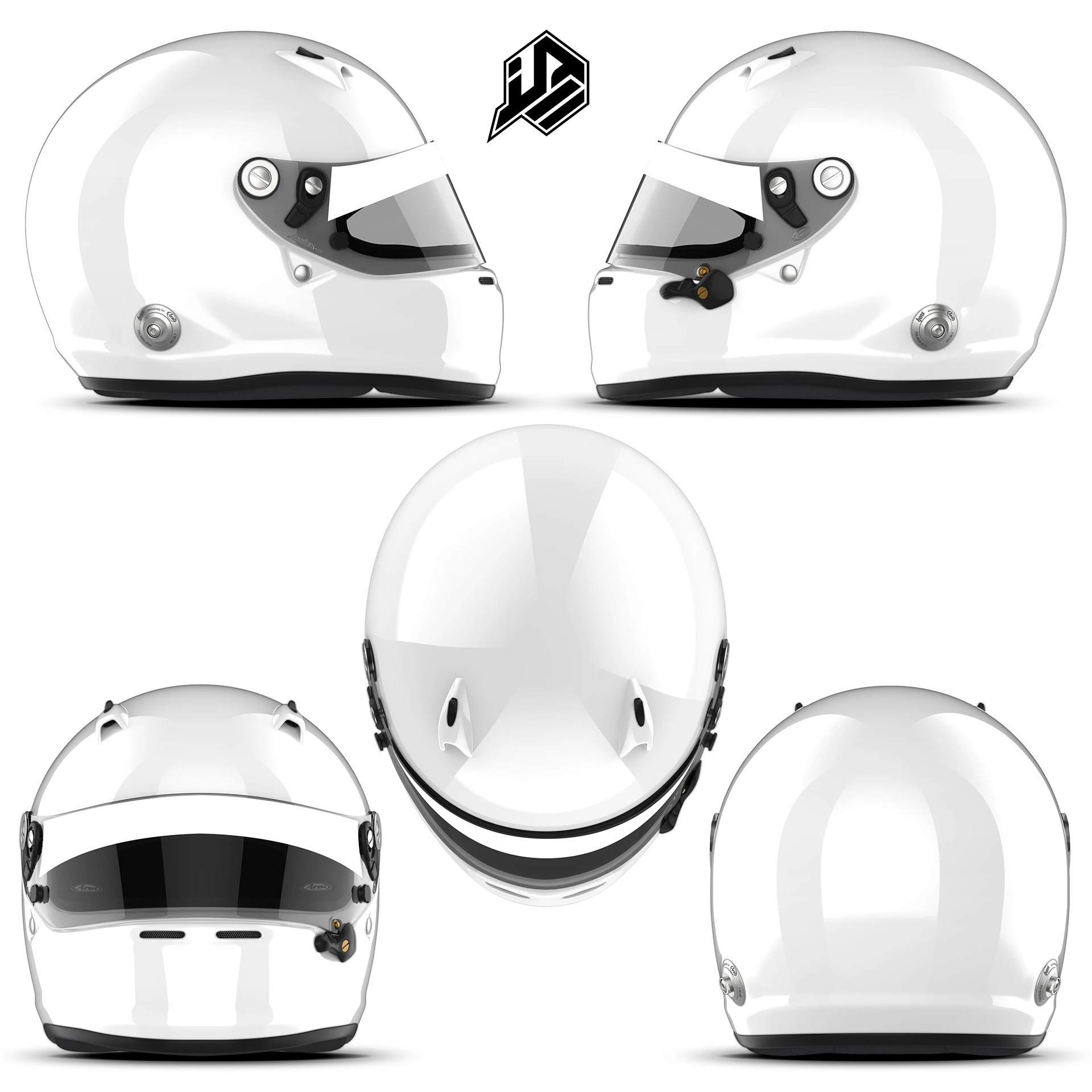 Arai SK6 V2 2D PSD template CG Textures .c4d .max .obj .3ds .fbx .stl .blend 