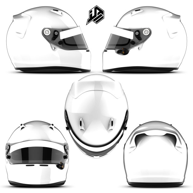 Arai SK6 rear spoiler 2D PSD template CG テクスチャ .c4d .max .obj .3ds .fbx .stl .blend 