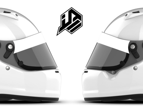 Arai CK6 rear spoiler V2 2D PSD template CG Dokuları