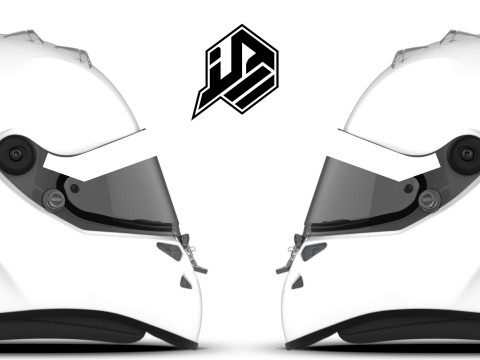 Schuberth SF4 V2 helm 2d-sjabloon CG Texturen