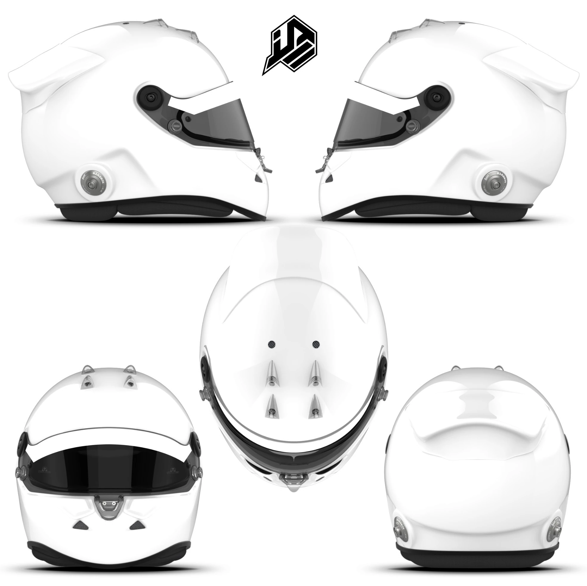 Schuberth SF4 F1 spoilers V2 2D PSD template CG Textures .c4d .max .obj .3ds .fbx .stl .blend