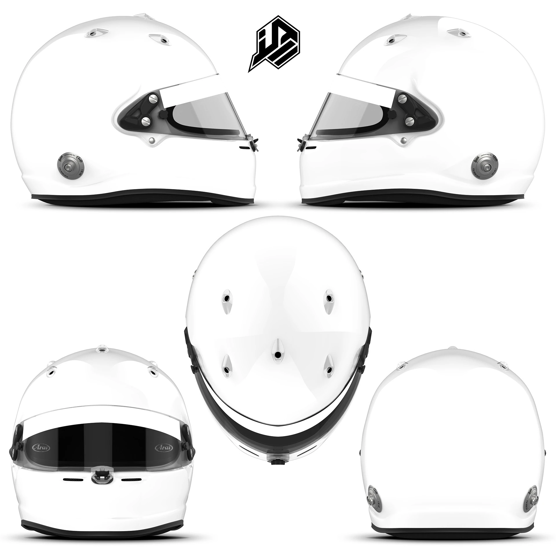 Arai GPV-R CG Textures .c4d .max .obj .3ds .fbx .stl .blend
