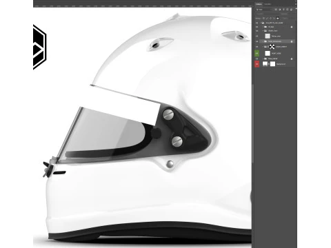 Arai GPV-R rear spoiler CG Textures