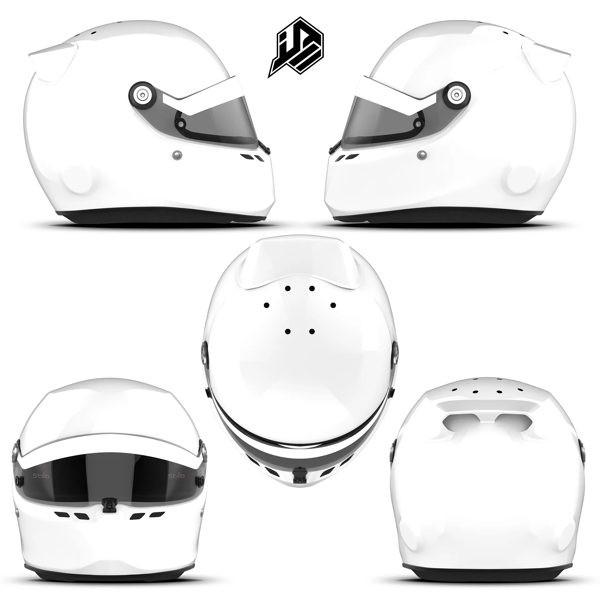 Stilo ST6 CMR rear spoiler 2D PSD template CG Textures .c4d .max .obj .3ds .fbx .stl .blend 