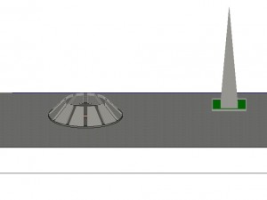 tsitsernakaberd- armenian genocide monument 3D Model