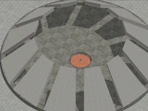 tsitsernakaberd- armenian genocide monument 3D Model