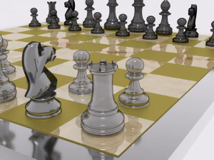 chess set 5differentsets 3D Model