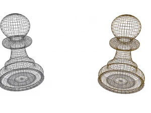 chess set 5differentsets 3D Model