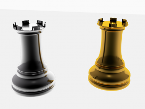 chess rooks 5 sets of 2 Modelo 3D