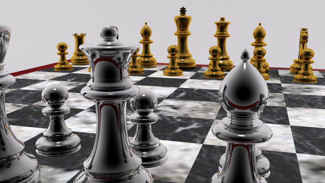Chess Set Medieval 3D Model $13 - .blend .stl - Free3D