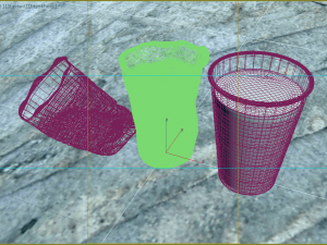 Plastic cup vr - ar - low-poly 3D Model