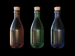 Wine bottle 3Dモデル