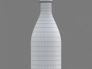 Wine bottle 3D Model