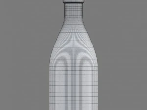 Wine bottle 3D Model