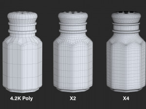 Salt and peppers shakers 3Dモデル