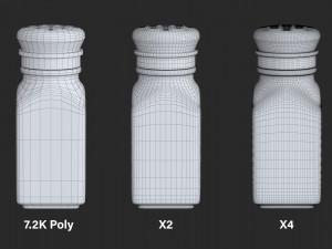 Salt and peppers shakers 3Dモデル