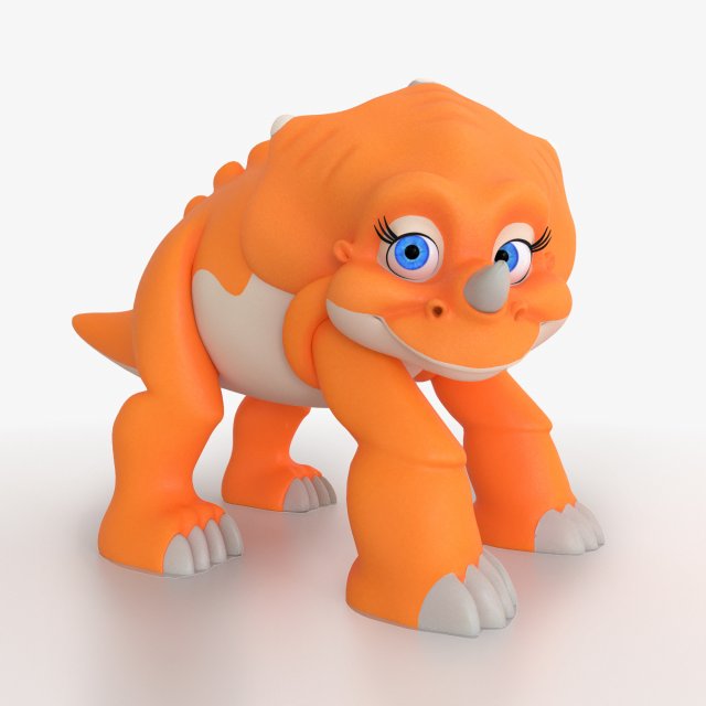 Cera triceratops 3D Model .c4d .max .obj .3ds .fbx .stl .blend 