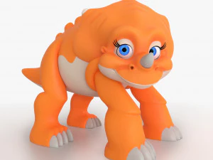 Cera triceratopo Modello 3D