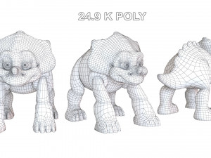 Cera triceratops 3D Model