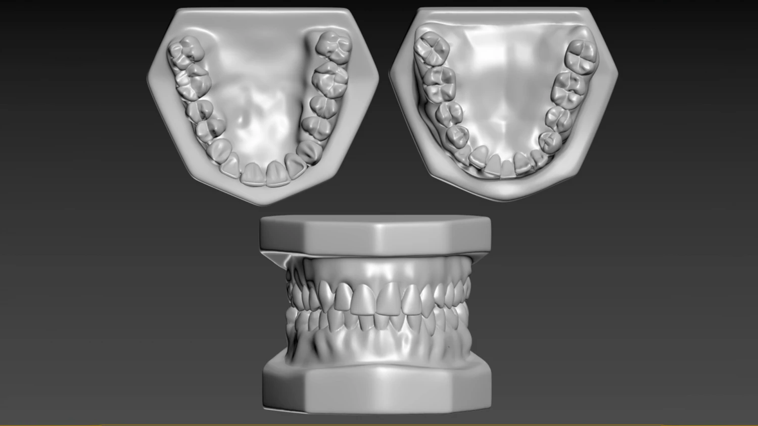 Teeth 3D Print Model .c4d .max .obj .3ds .fbx .stl .blend 