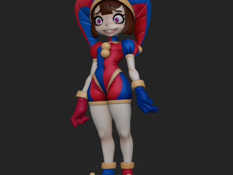 Pomni The Amazing Digital Circus 3D 打印模型
