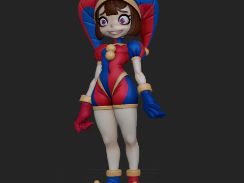 Pomni Muhteşem Dijital Sirk 3D Baskı Modeli