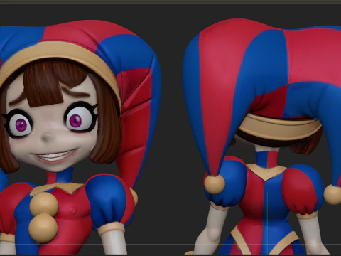 Pomni Muhteşem Dijital Sirk 3D Baskı Modeli