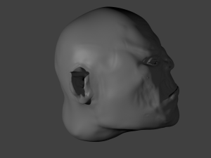 orc head 3D Model