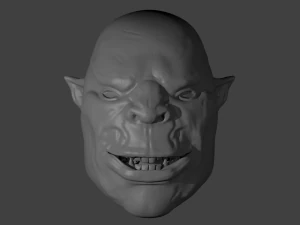 orc head 3D Model