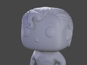 Funko-superman Model Cetak 3D