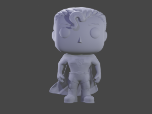 Funko-superman Model Cetak 3D