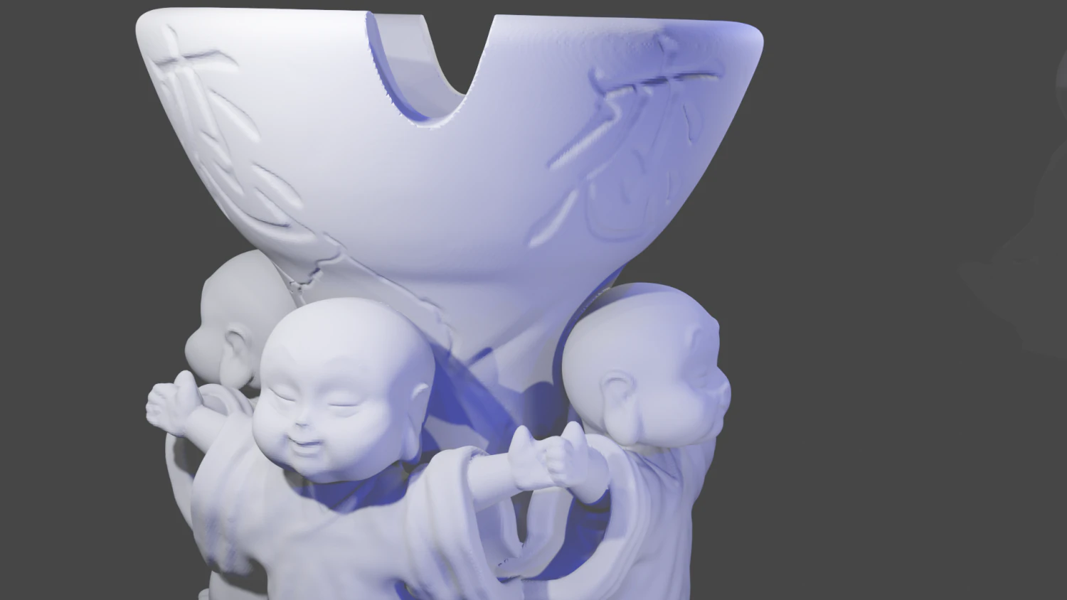 Macetas-buda 3D Print Model .c4d .max .obj .3ds .fbx .stl .blend 