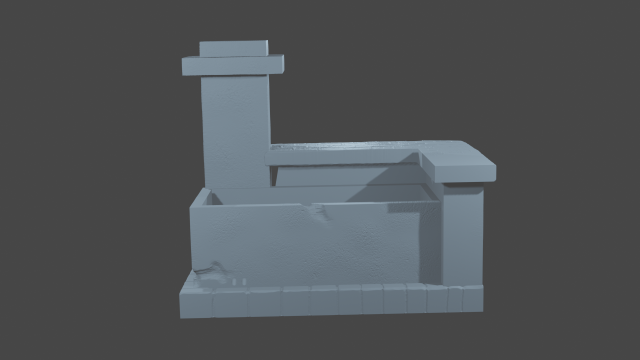 Maceta-fuente 3D प्रिंट मॉडल .c4d .max .obj .3ds .fbx .stl .blend 