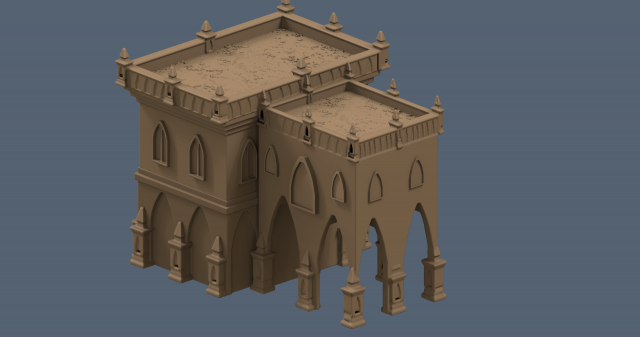 Gotica-warhamer Modèles 3D en vedette .c4d .max .obj .3ds .fbx .stl .blend 