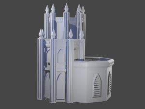 Gotica catedral warhamer 3Dプリントモデル