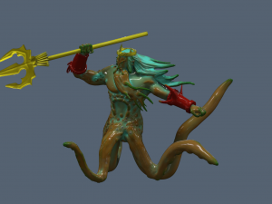 Poseidon 3Dモデル